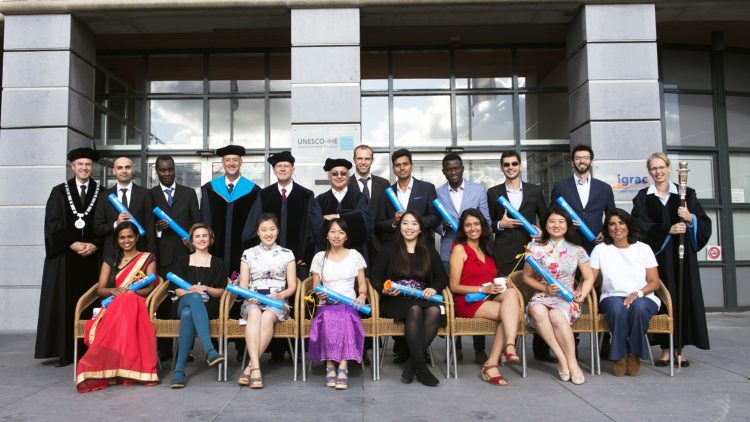 Graduation of the first Erasmus Mundus students in Groundwater and Global Change