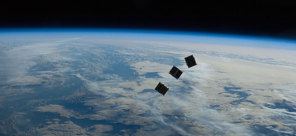 NANOSAT-1 in space