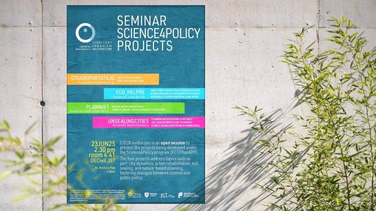 Seminário de apresentação dos projetos Science4Policy CiTUA