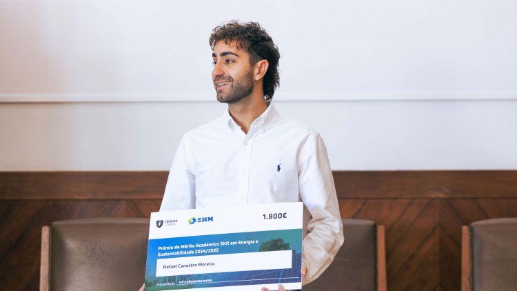 Estudante do Técnico distinguido pelo Prémio de Mérito SKK em Energia e Sustentabilidade